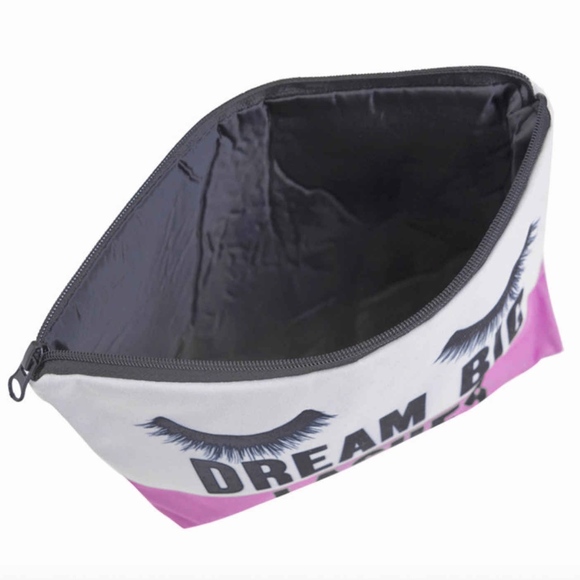 Awesome "Lashes" Clutch/Makeup Bag NWT - Picture 5 of 6